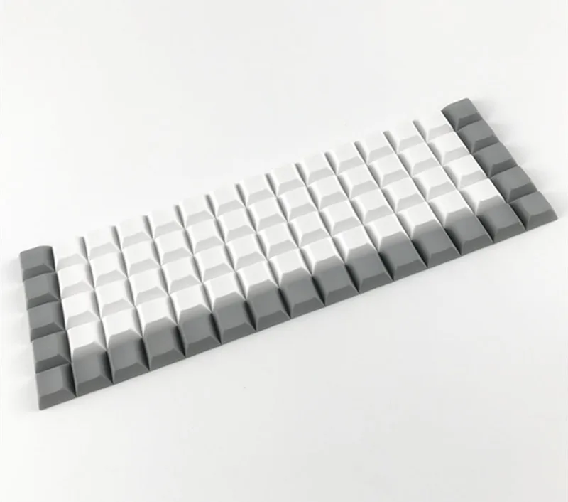 Ergodox pbt колпачки белый черный серый dsa pbt пустые колпачки для ergodox Механическая игровая клавиатура dsa профиль