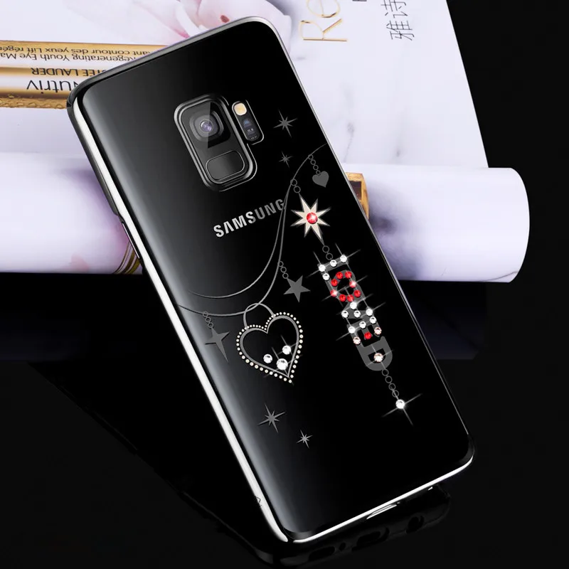 Kingxbar чехол для samsung Galaxy S9 плюс Чехол со стразами роскошные чехлы случаях