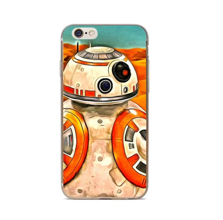 R2D2 BB-8 Звездные войны чехол для iPhone 5 5S SE 8 8Plus 7 7Plus 6 6S Plus телефонные чехлы Apple X XS MAX XR |
