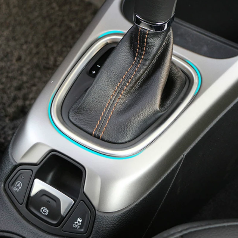 

Foal Burning Shift Gear Cover Panel Protective Trim Center Console Molding Cover Sticker for Jeep Compass 2017 2018 Accessories