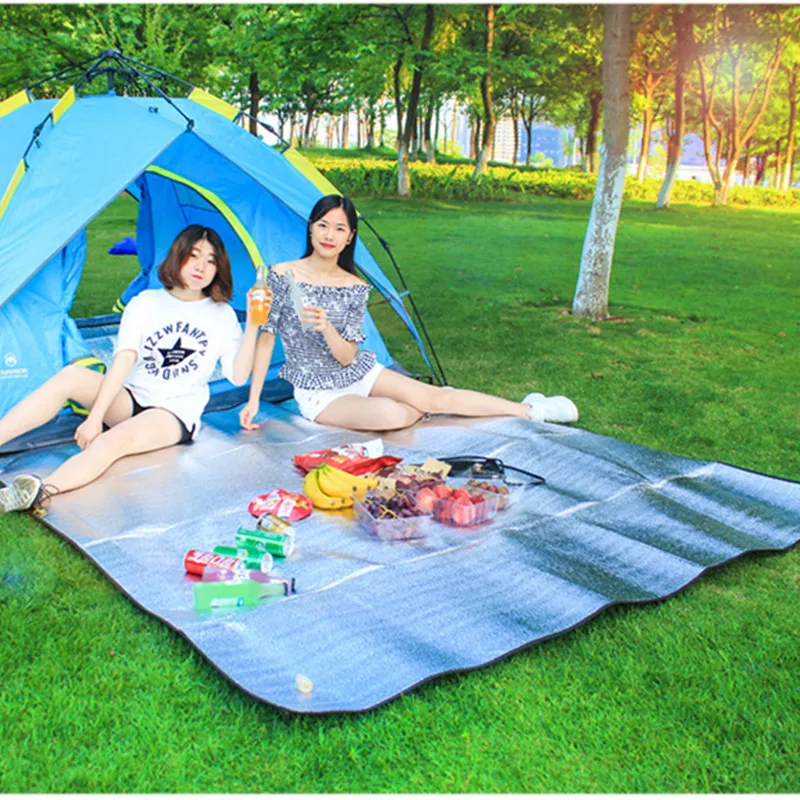 Коврик из водонепроницаемой алюминиевой фольги EVA складной коврик для сна