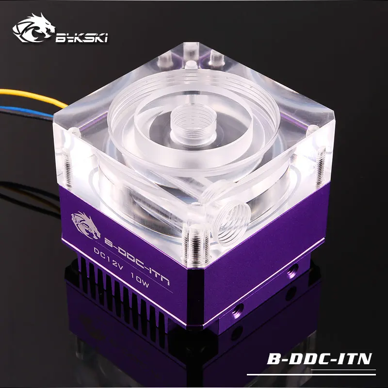 Bykski DDC насос Броня радиатор Топ акриловая крышка B-DDC-ITN-COV