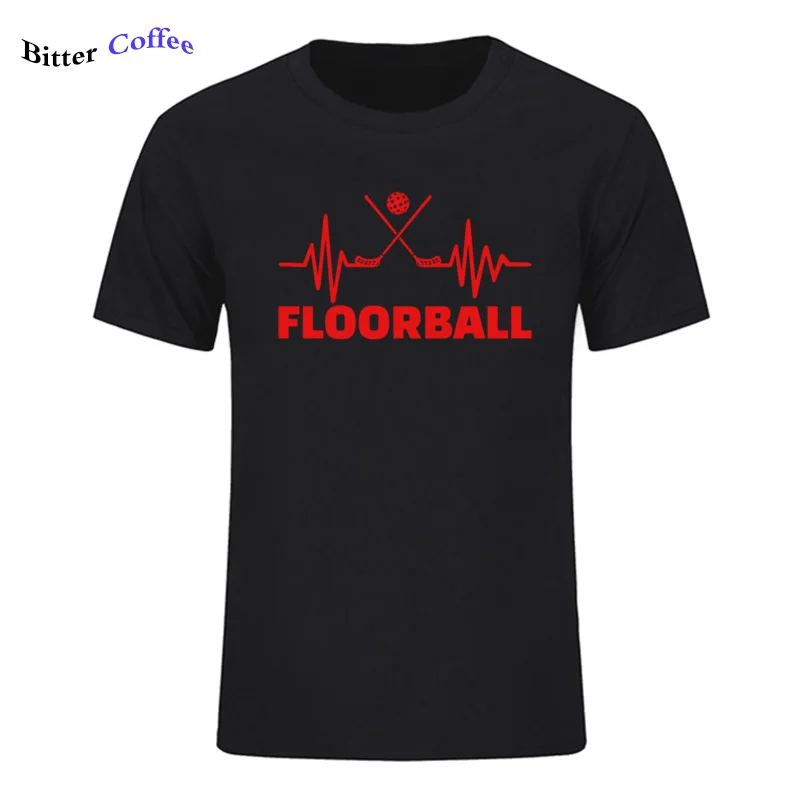 3 Мужская футболка Floorball Fan ECG для мужчин, Качественная мужская футболка с круглым вырезом и коротким рукавом, модная брендовая футболка - Цвет: 3