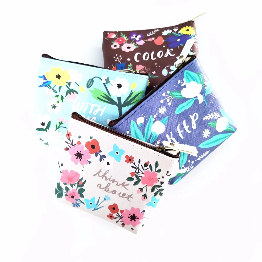 M189 новые милые женские кошельки маленький цветочный мир элегантный мини-кошелек