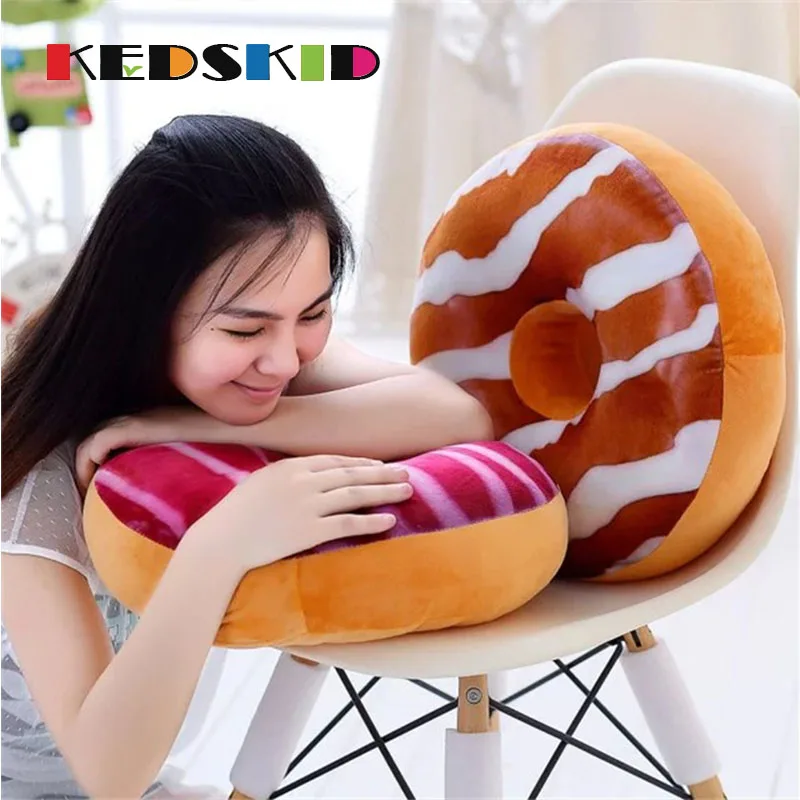 Новая 3D подушка &quotпончик&quot Еда диванные подушки разной формы для опираясь на