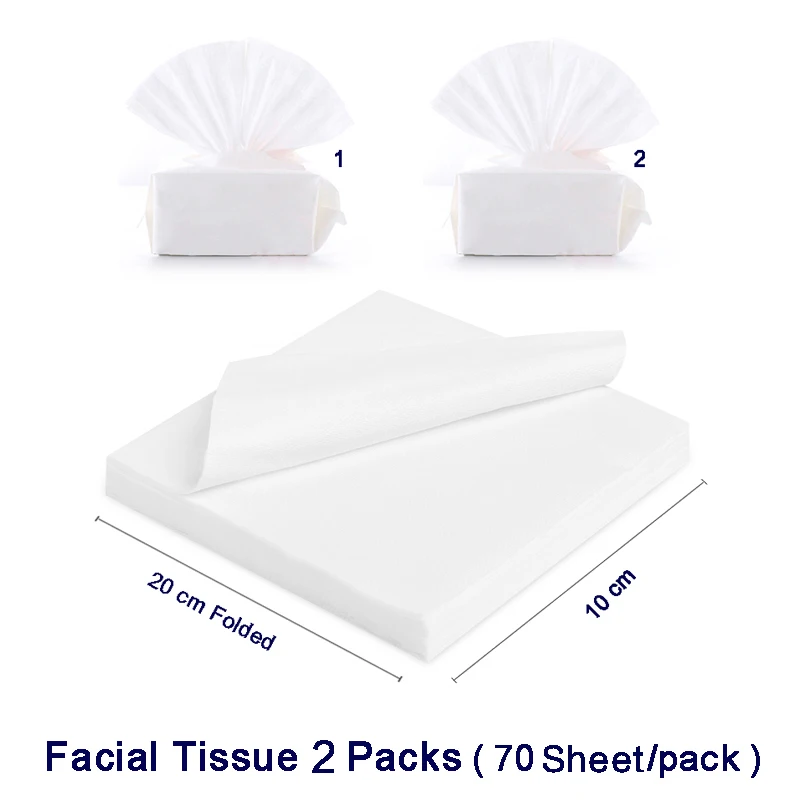 Small Size 2 packs Хлопок, очищающие кожу лица, сухие и влажные косметические средства для ухода за кожей лица, гигиенические средства для снятия макияжа, косметическая пуховка, одноразовое полотенце - Цвет: Small Size 2 packs