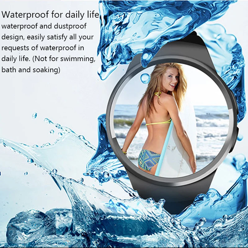 Смарт-часы KW18 с Bluetooth часы на Android телефон синхронизация уведомлениями поддержка