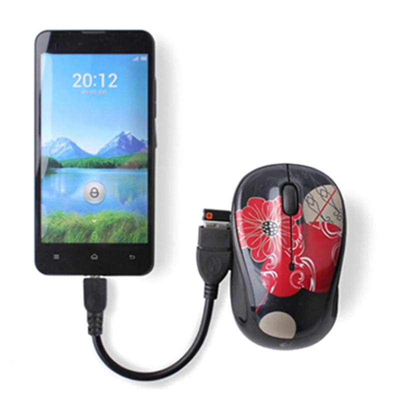 Лидер продаж кабель Micro USB для ПК папа хост-порт гнездо OTG адаптер Android планшетов