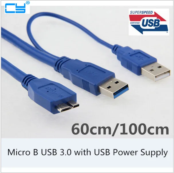 5 Гбит/с Micro B USB 3 0 внешний жесткий диск кабель с питания для WD Passport Seagate samsung M3 Toshiba