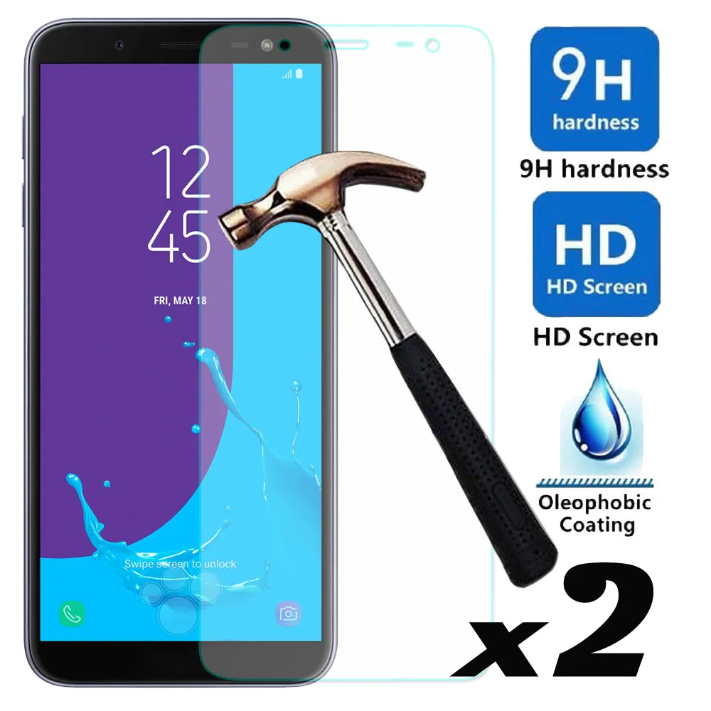 Закаленное стекло для защиты экрана Samsung Galaxy J6 2018 J600 SM-J600F J600G / On6 взрывозащищенные
