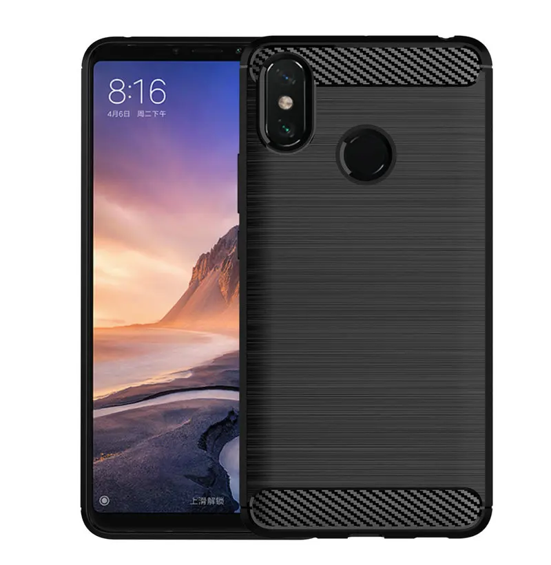 Чехол для телефона Xiaomi Mi Max 3 Max3 с защитой от отпечатков пальцев 64GB 128GB тонкий