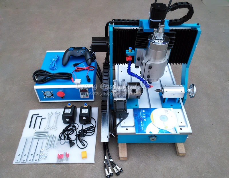 Линейный направляющий рельс CNC металлический маршрутизатор 3040L 4 оси 1500 Вт