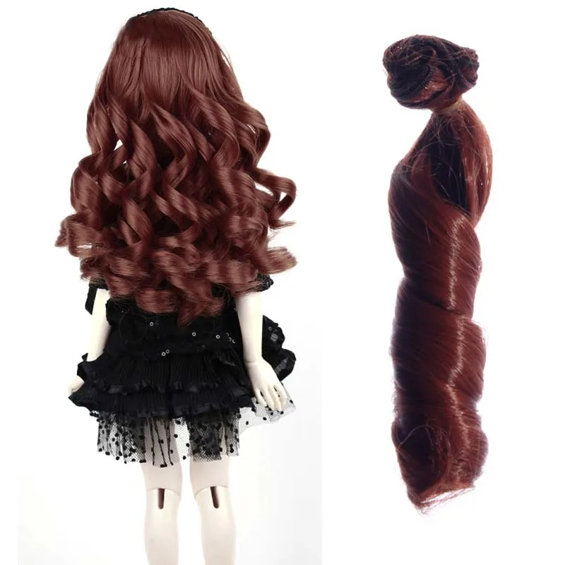 20 шт./лот оптовая продажа утолщенные куклы ручной работы 1/3 1/4 BJD SD вьющиеся парики