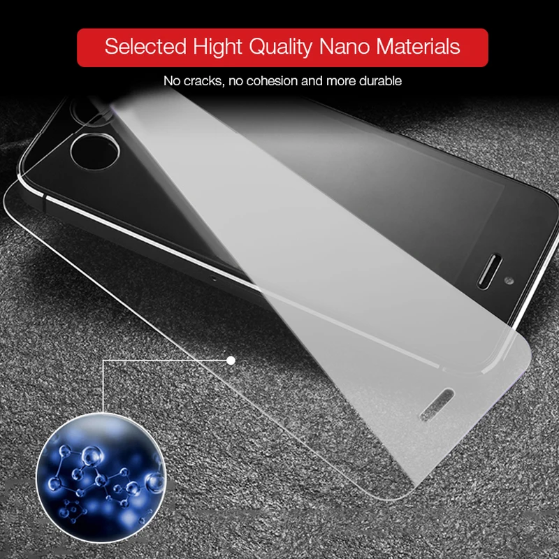 BXE ультра-тонкий Премиум-экран протектор на iPhone 5S 5 SE 5C закаленное стекло HD
