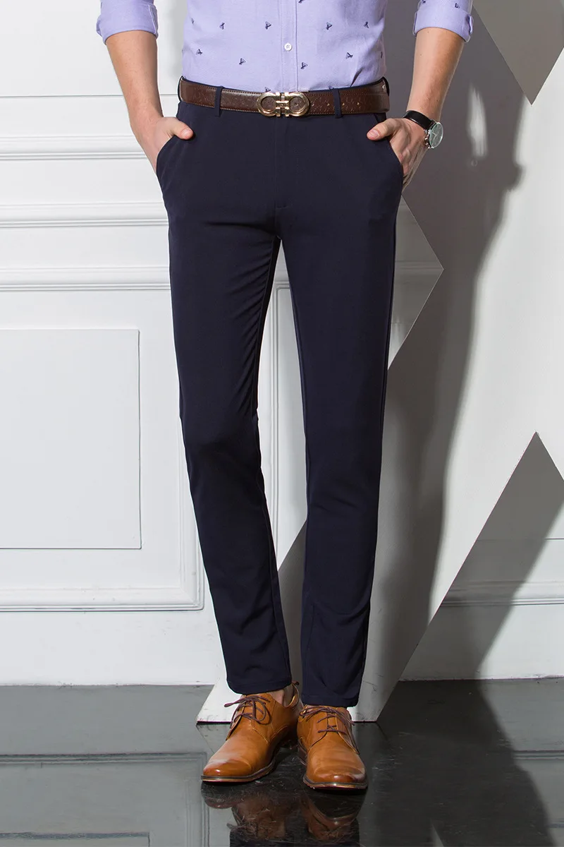 

Men Luxury Suit Fashion Dress Pants Social Mens Dress Pants Black Formal Suit Pants Business Casual Slim Fit Men Trousers Office