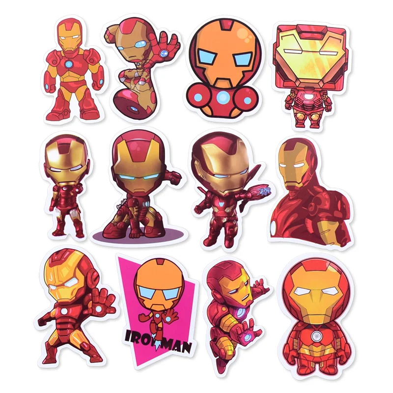 35 шт./компл. Ironman наклейка Забавная детская игрушка s для ноутбука багаж на