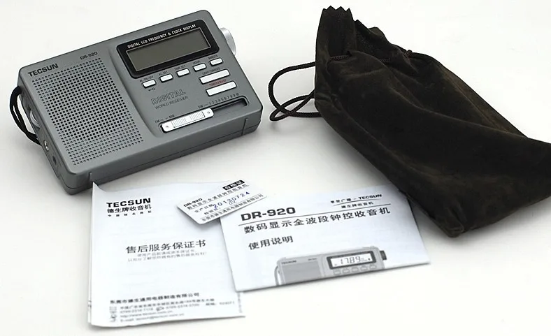 TECSUN DR-920C цифровой дисплей цифровой FM AM MW SW многополосное радио DR920, портативный полнополосный цифровой дисплей часы радио