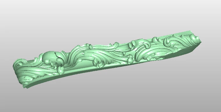 Модель 3D STL для фрезерного станка с ЧПУ рельефная резьба дизайн мебели диван