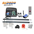 Набор автоматических приводов для открывания распашных ворот, с клавиатурой по отпечатку пальца, 12 В постоянного тока, 200 кг на лист