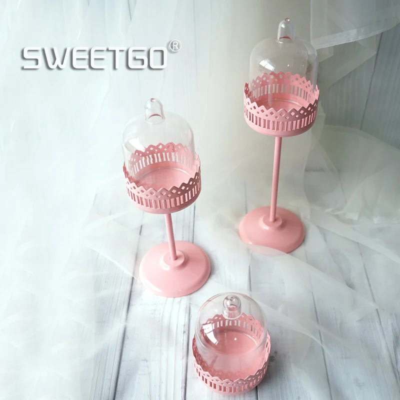 Держатель для кексов SWEETGO с куполом из поликарбоната 3 размера на выбор|cupcake