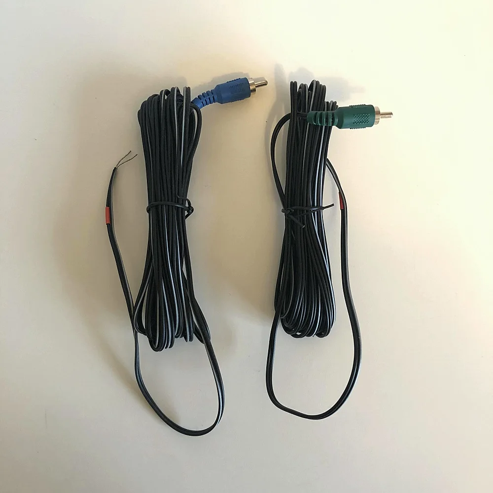 

2Pcs Replacement repair Speaker Bare Wire cable With RCA Plug to Stripped Ends