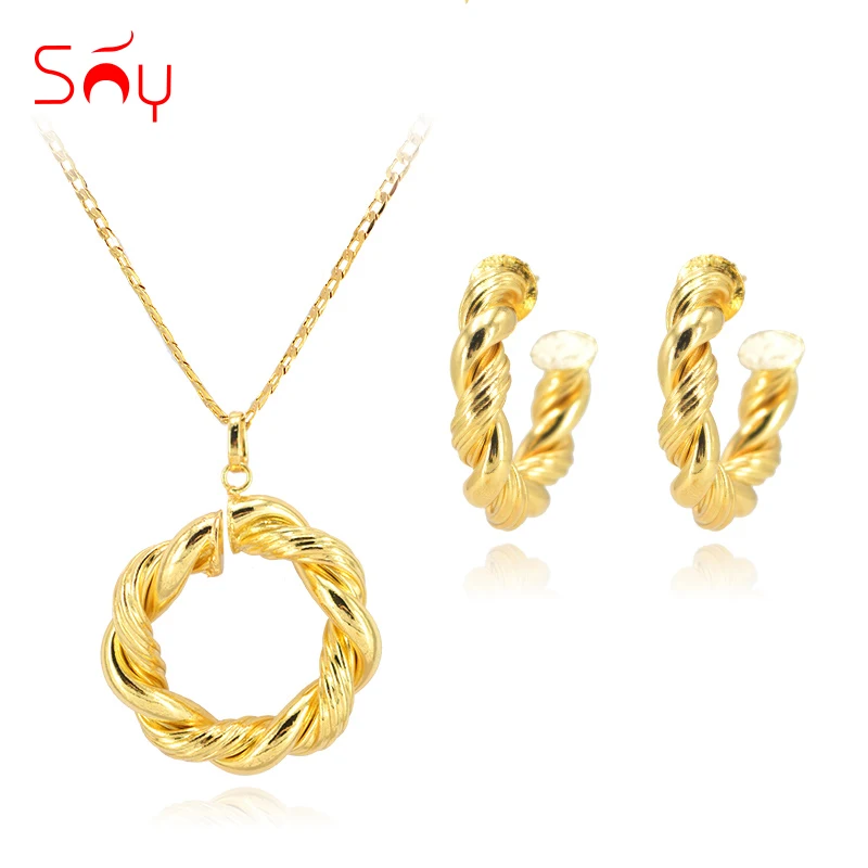 Sunny Jewelry модные ювелирные изделия 2020 Ювелирные наборы большие серьги гвоздики