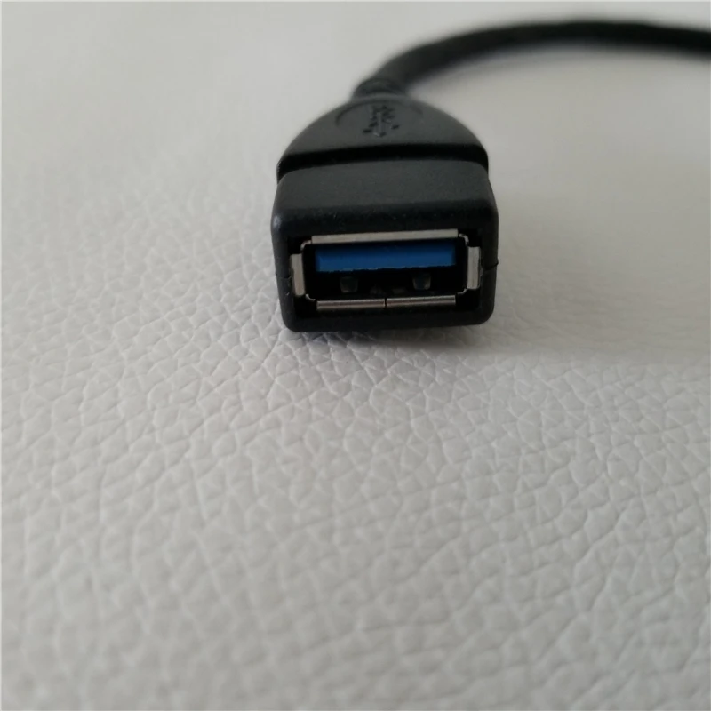 100 шт./лот USB 3 0 высокоскоростной 90 градусов левый угол передачи данных удлинитель