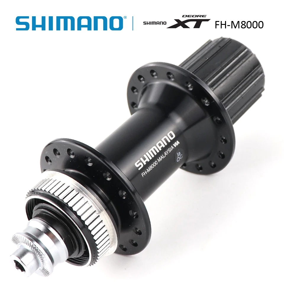 SHIMANO велосипедные Deore XT FH M8000 концентратор MTB велосипеда 32 H/36 H 8/9/10/11 Скорость Центр