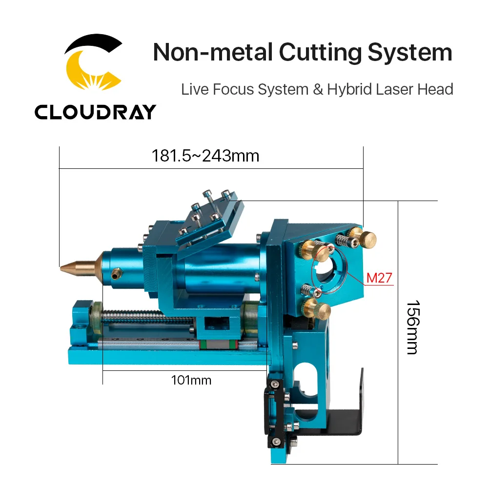 Cloudray Авто живой фокус Сенсор Системы LFS ANM T43 Hybird лазерной головки драйвер для