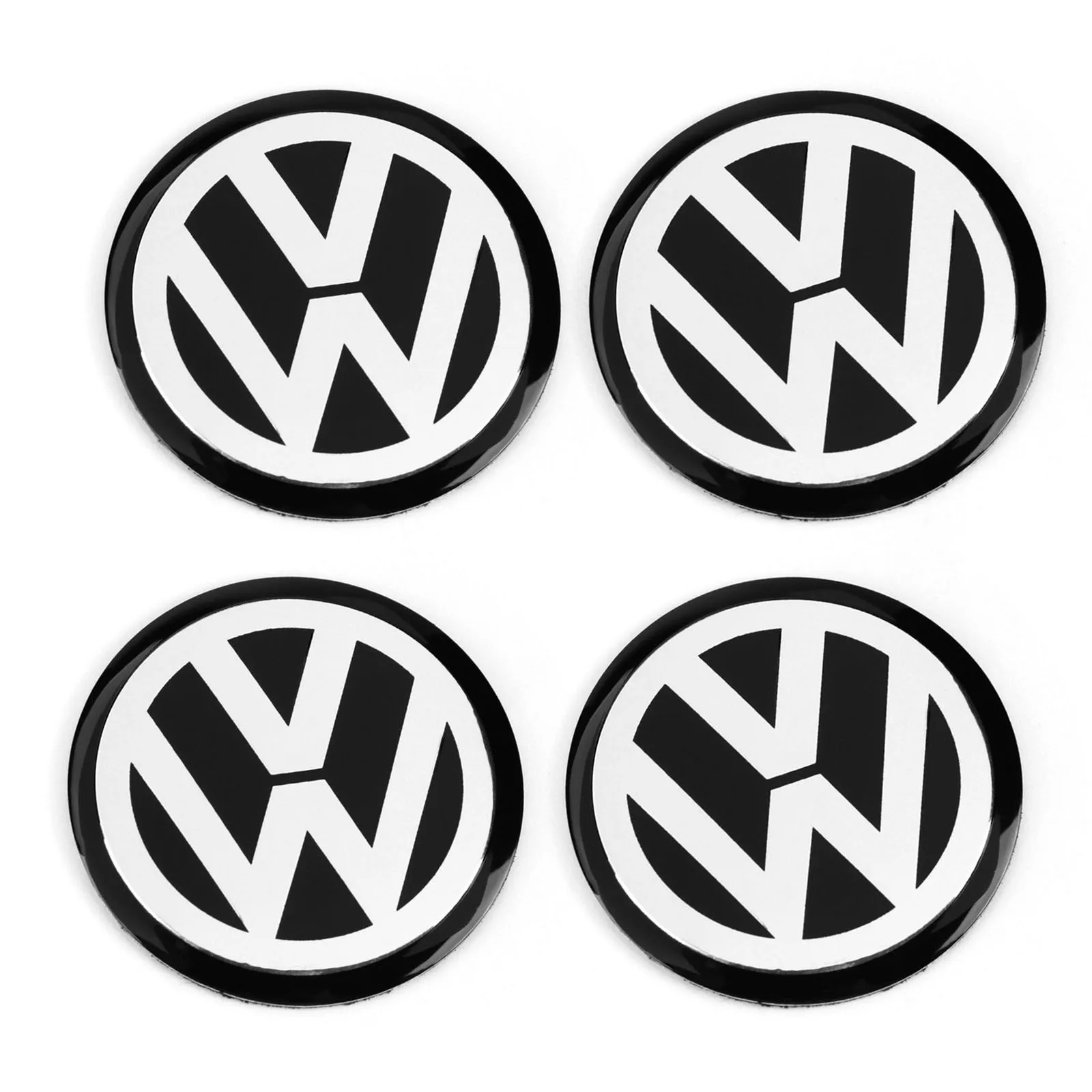 4 шт. 70 мм 7 см черная флейба значок эмблема Логотип VW наклейка на колесо стильная
