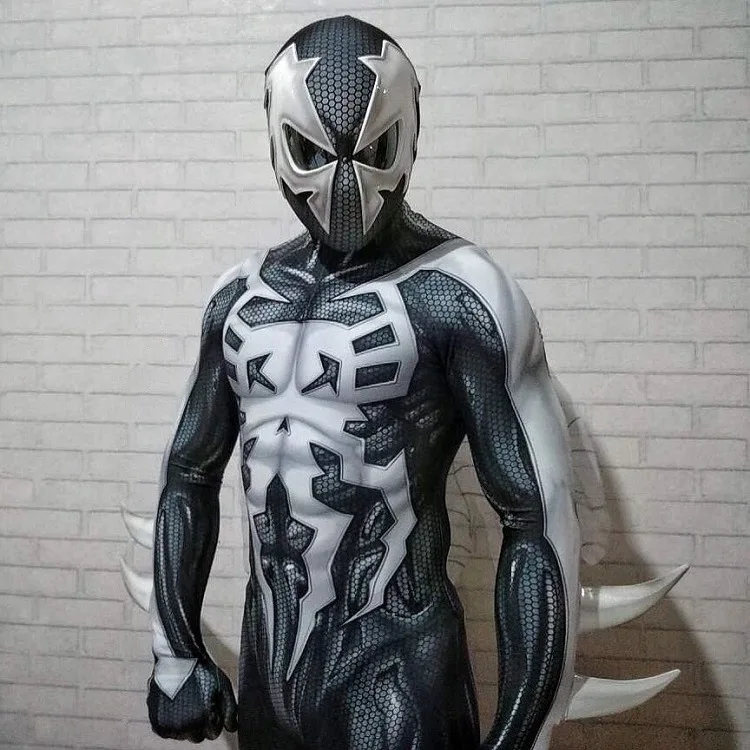 Костюм Venom для косплея Облегающий комбинезон на Хэллоуин модная коллекция