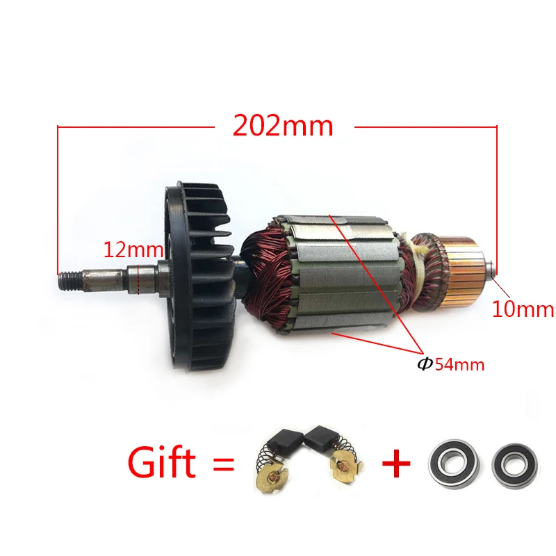 AC220-240V Armature Rotor Anchor for MAKITA GA9020 GA7020 GA9020S GA7020S GTPSE 517794-5 517793-7 Motor Angle Grinder | Инструменты