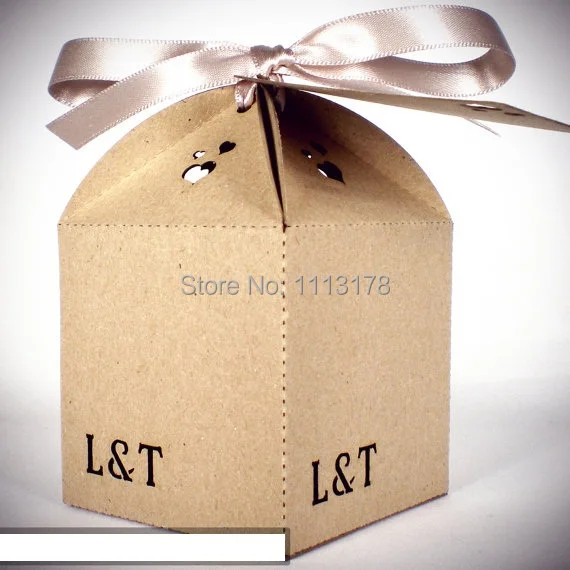 Es Paper Favor Box Treats Wedding Party Candy Cookie Chocolate Gift Box Wedding Favors Holders