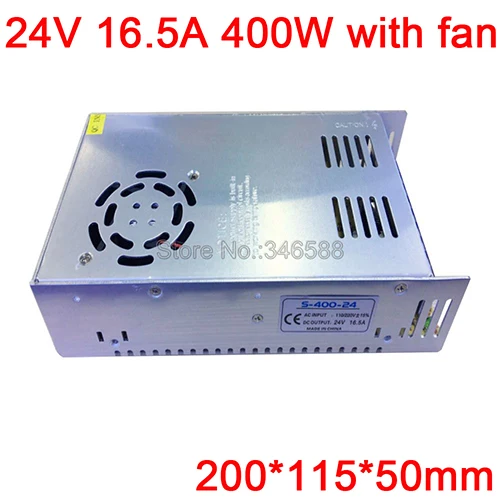 16.5A 400W DC 24V импульсный источник питания 1A 2A 3A 5A 10A 15A 21A 30A импульсный источник питания AC110V 220V В DC24V для светодиодных лент светильник - Цвет: 16.5A 400W