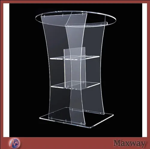 

church acrylic podium/Hot Sell Clear Acrylic Lectern;Clear Church Pulpit;Modern Plexiglass Pulpit