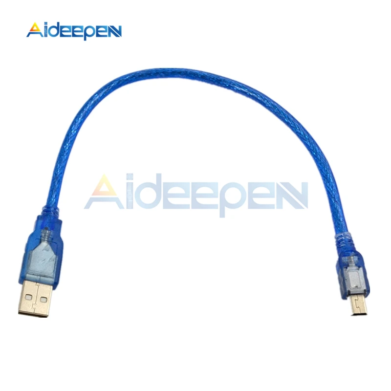 Micro USB Mini 2 0 штекер A к Micro/Mini B5 штырьковый кабель 30 см высокоскоростной шнур для