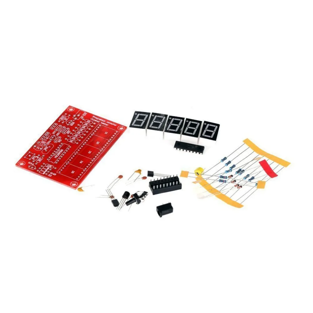 1Hz-50MHz Digital LED Crystal Oscillator Tester Frequency Counter Meter RF Electronic DIY Kits Tools PCB Board Module | Инструменты