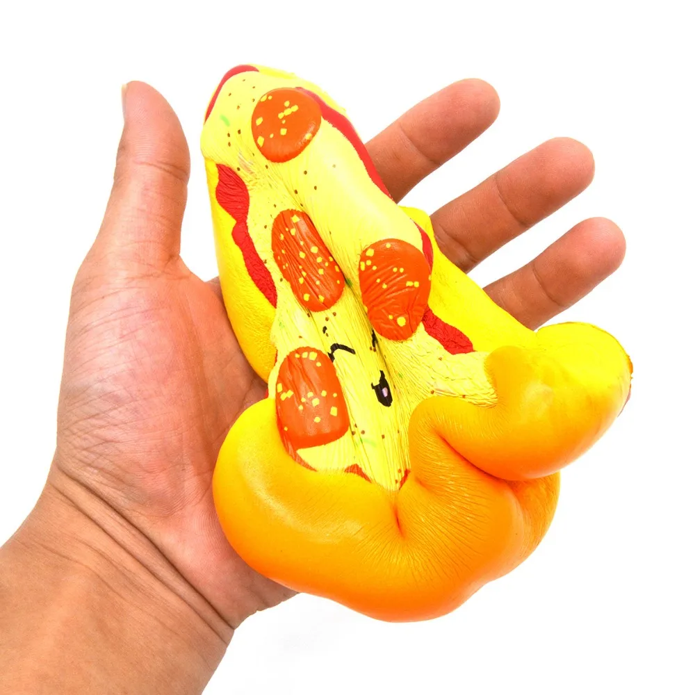 1 шт. Kiibru мягкими пиццы вкусные замедлить рост Jumbo хлеб Kawaii Мультфильм Дети подарок ручной Подушка оригинальной упаковке игрушки