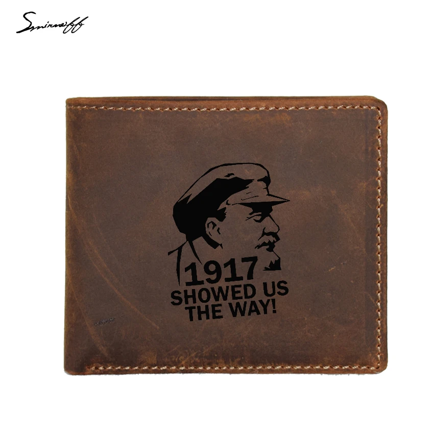 Кошелек Lenin с лазерной гравировкой защитный бумажник фридами маленькая