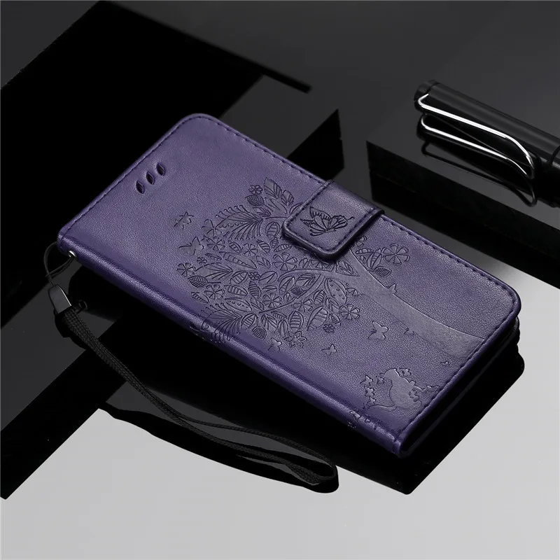 Кожаный чехол на СПС Fundas huawei Honor 10 lite чехол для Coque huawei Honor 9 lite чехол Бабочка Флип Бумажник телефон сумка оболочка