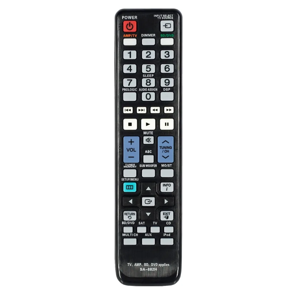 Пульт дистанционного управления подходит для Samsung TV усилитель Bd Dvd плейер BN59-00876A