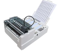 a4 desktop automatic feeding paper automatic sticker half cutter machine