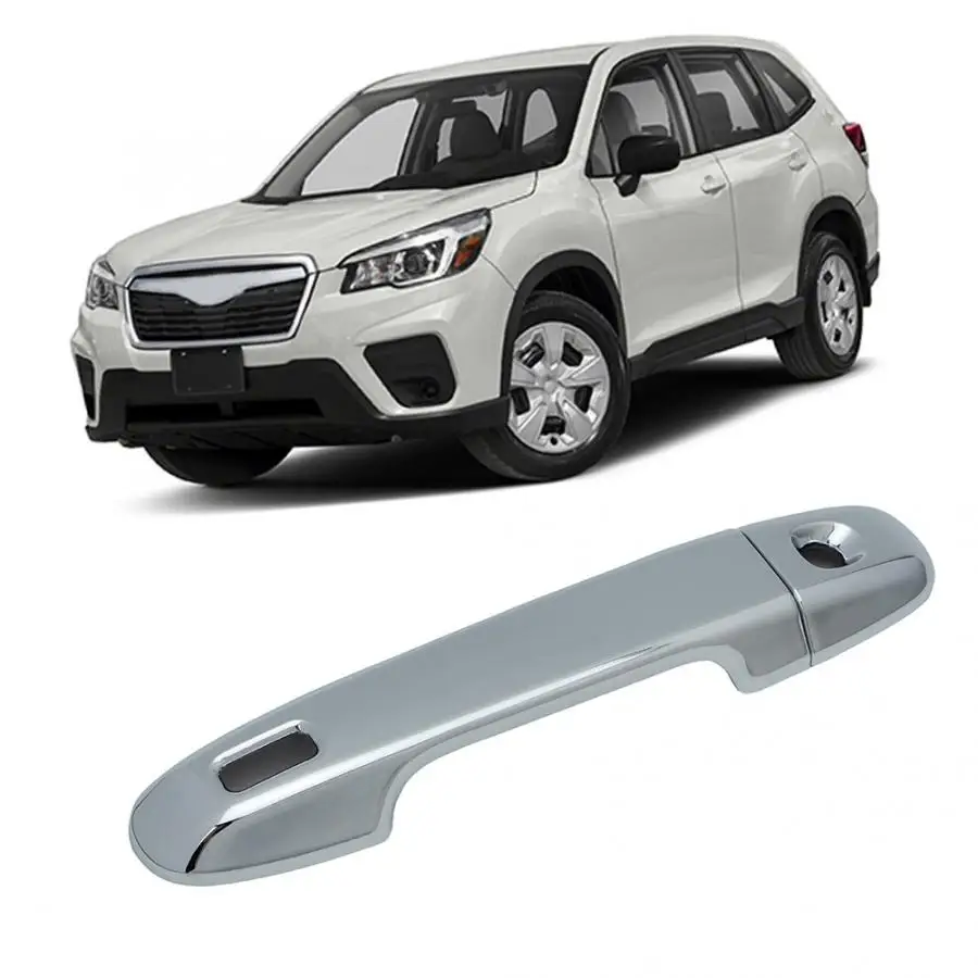 Крышка дверных ручек с гальваническим покрытием 8 шт. подходит для Subaru Forester SK 2019