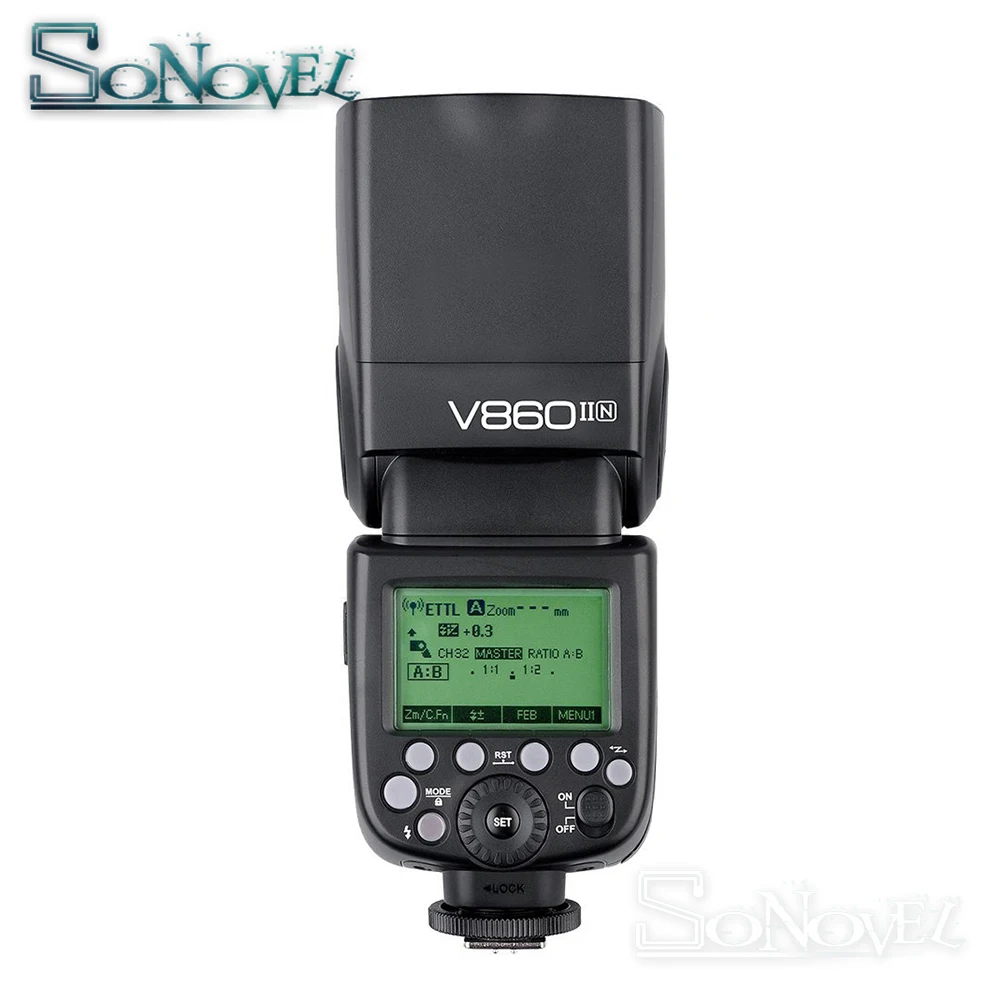 Godox Ving V860II N 2 4G HSS 1/8000 литий ионный аккумулятор TTL вспышка камеры + беспроводной