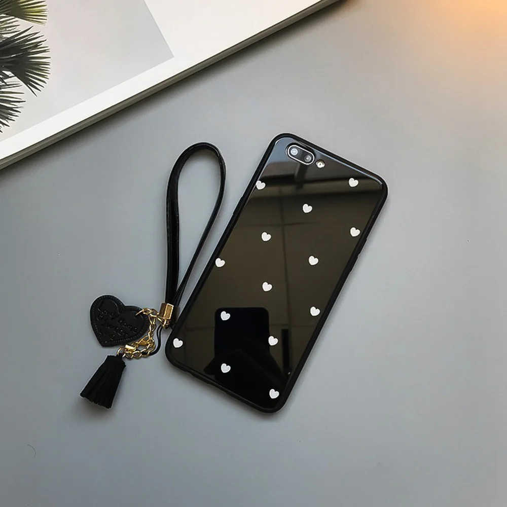 Чехол на шнурке с кисточкой для Samsung Galaxy S20 Ultra S8 S9 Plus S10 Lite Note 8 9 из закаленного