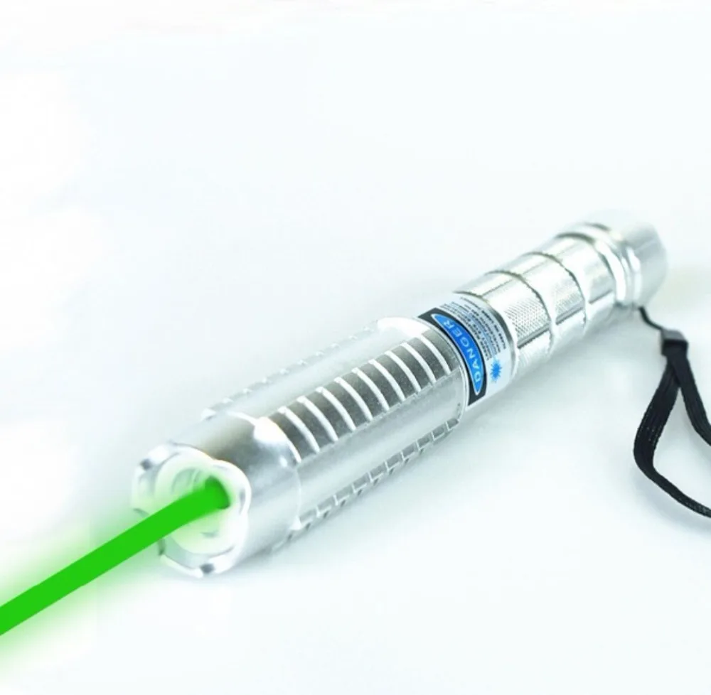 Powerful 50000m Green Lazer Pointer High Power 532NM Bright Single Point Laser Focuse Burning Match with 5 Caps Box |