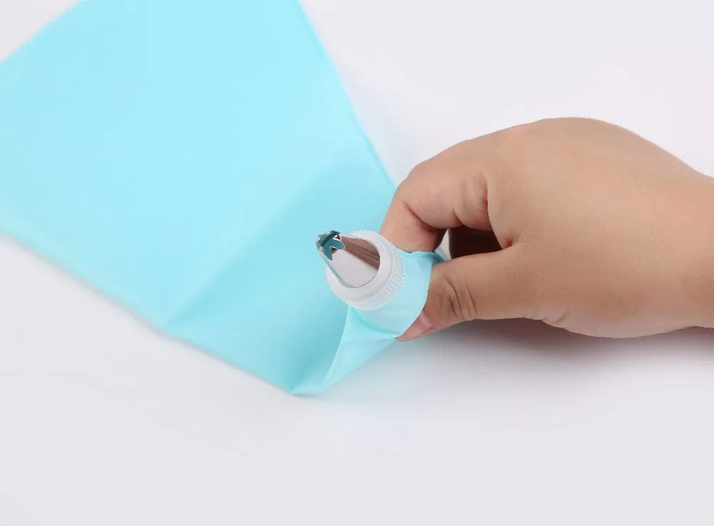Экологически чистые силиконовые DIY украшения торта Инструменты 1 кондитерский мешок 6 Нержавеющая сталь Трубопроводы Насадки советы 1 конвертер 8 шт./компл. для Ted Baker