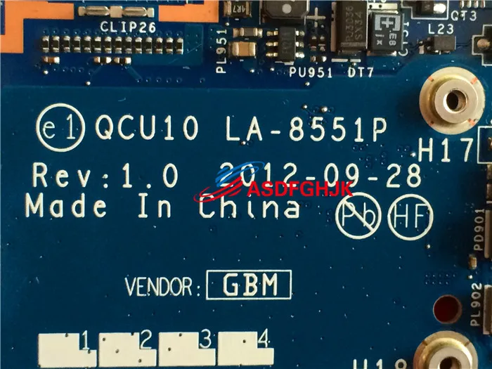 Used for HP Spectre XT TouchSmart 15 LAPTOP MOTHERBOARD 715045-501 La-8551p 100% TESED OK | Laptop Motherboard