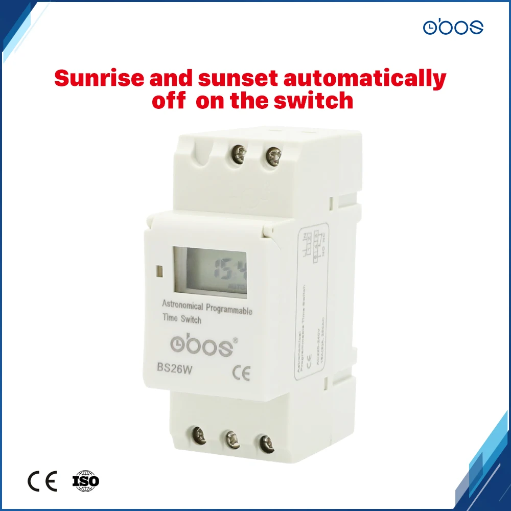 

12V weekly programmable timer with sunrise sunset automaticaly open close switch function16times on/off time set range1min-168H