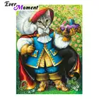 Когда-либо в настоящий момент с изображением кота из мультфильма и алмазов картина мозаика украшение для дома Стразы Алмазная вышивка рукоделие камни в форме ромба S2F1374